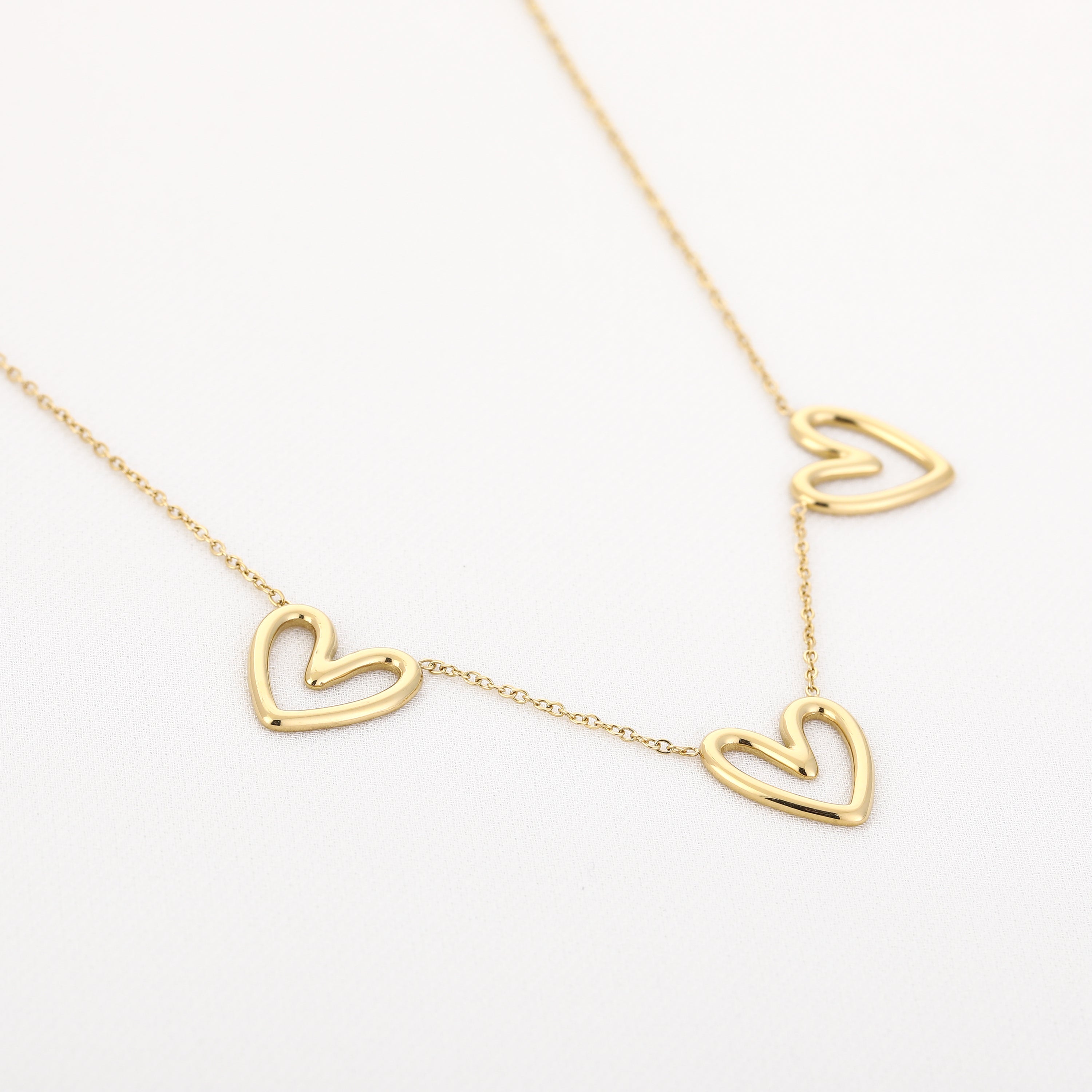 Triple Heart Necklace