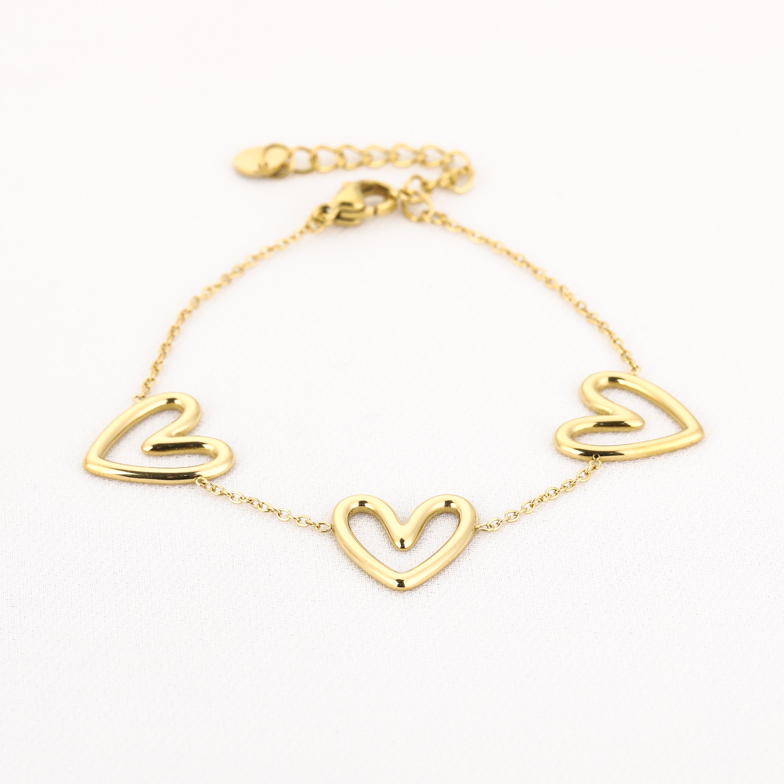 Triple Heart Bracelet