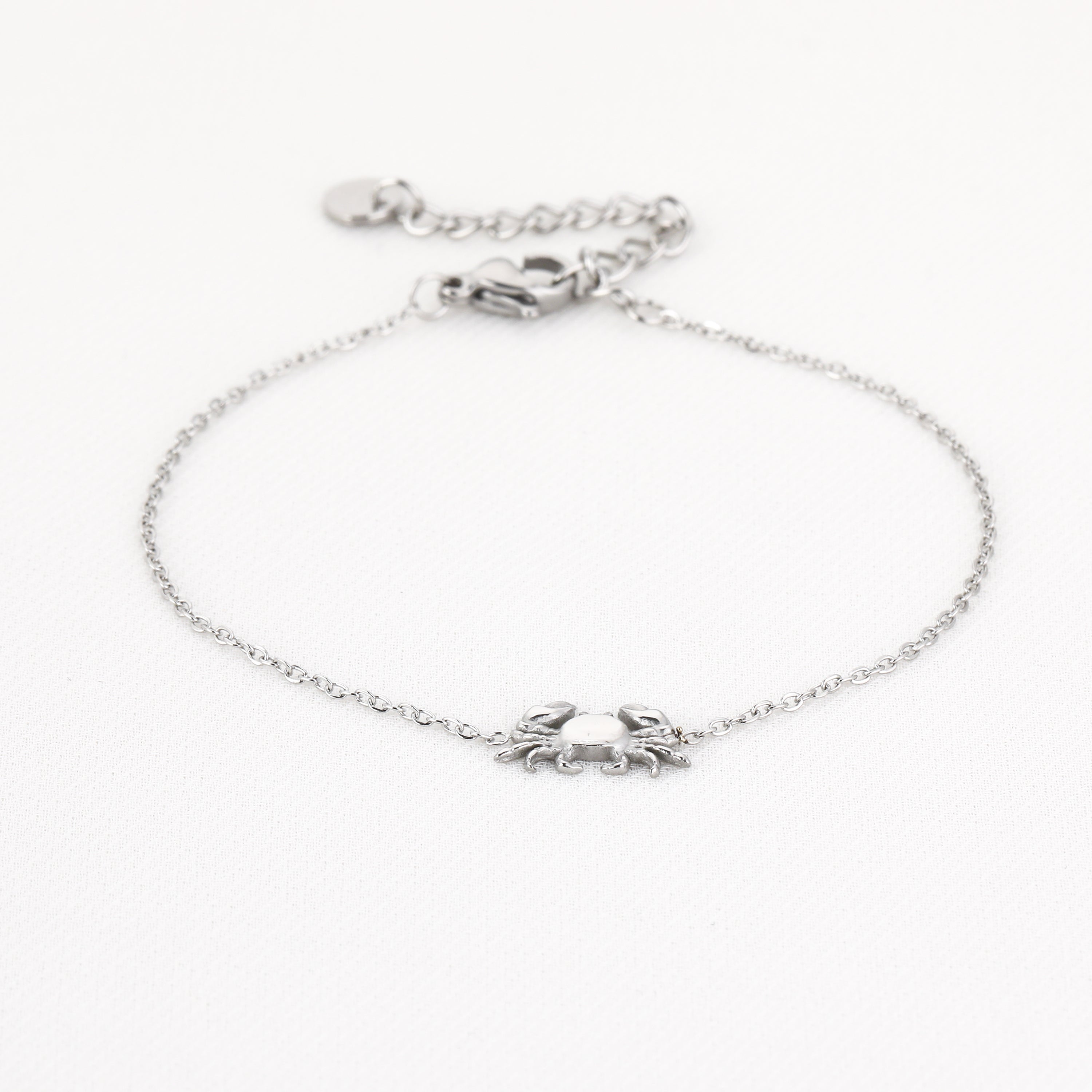 Silver Crab Bracelet