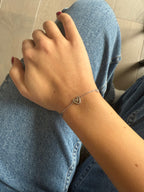 Triple Heart Bracelet Silver