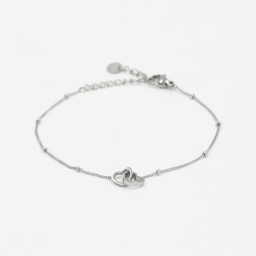 Connected Hearts Bracelet Zilver