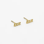 Love Earrings Gold
