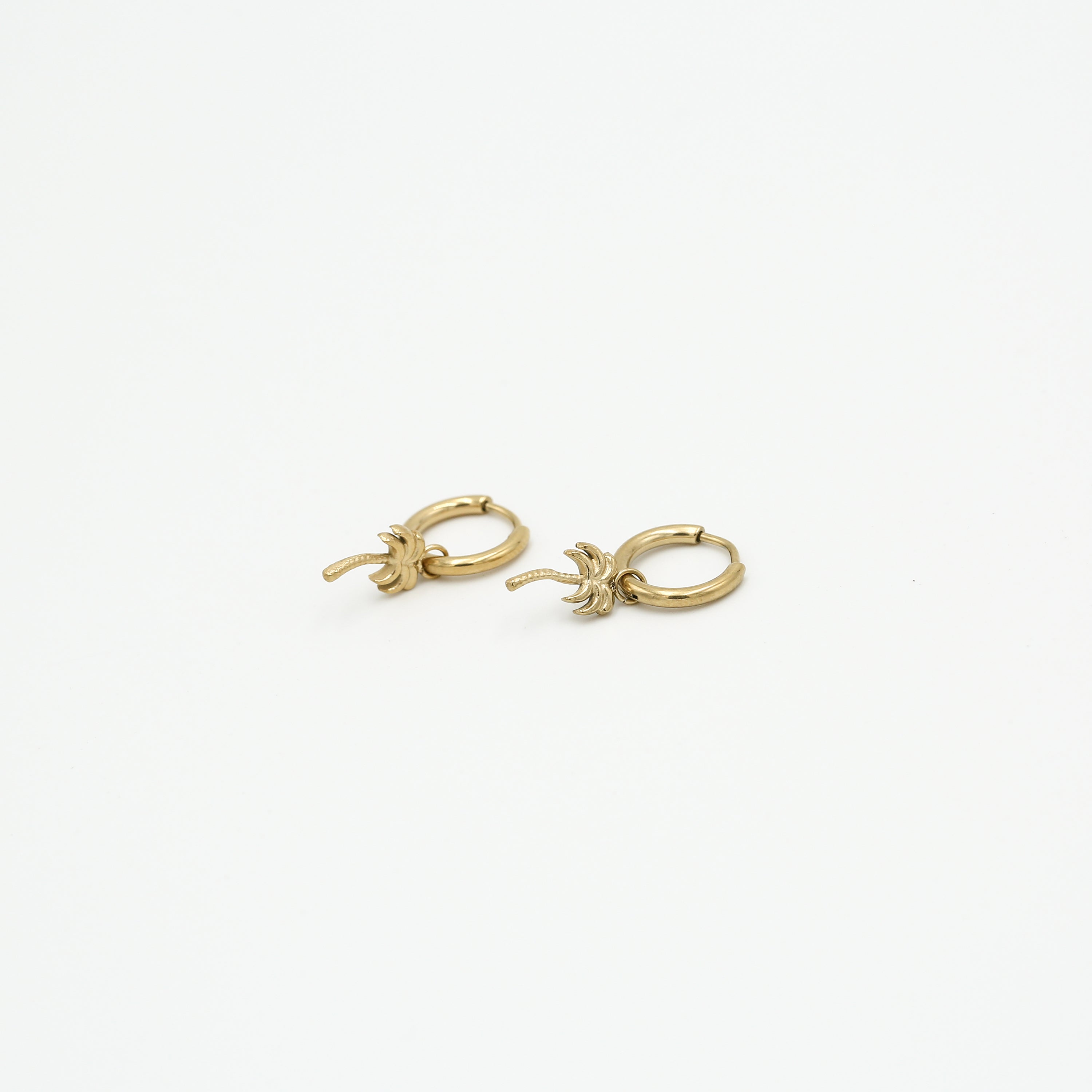 Golden Palm Earrings