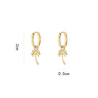 Golden Palm Earrings