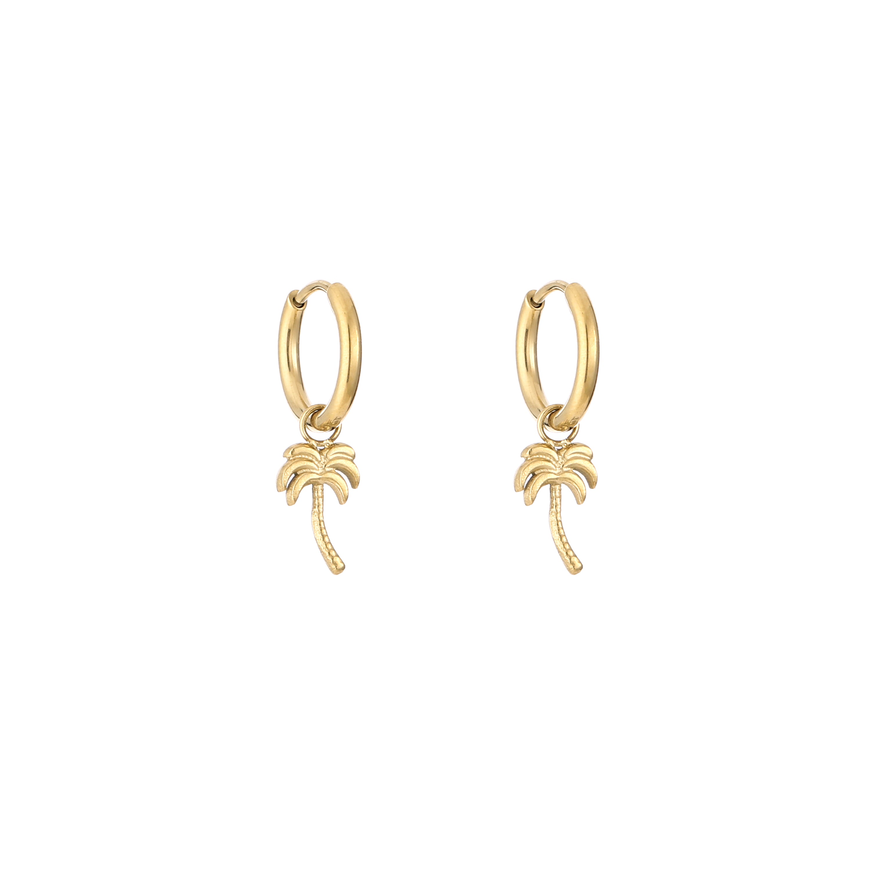 Golden Palm Earrings