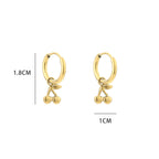 Golden Cherry Earrings