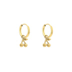 Golden Cherry Earrings