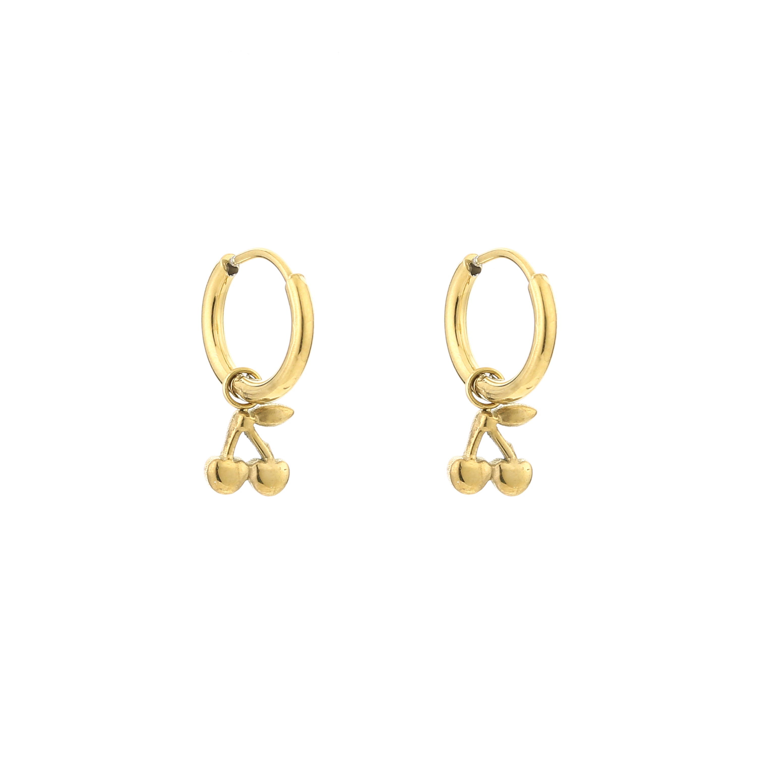 Golden Cherry Earrings