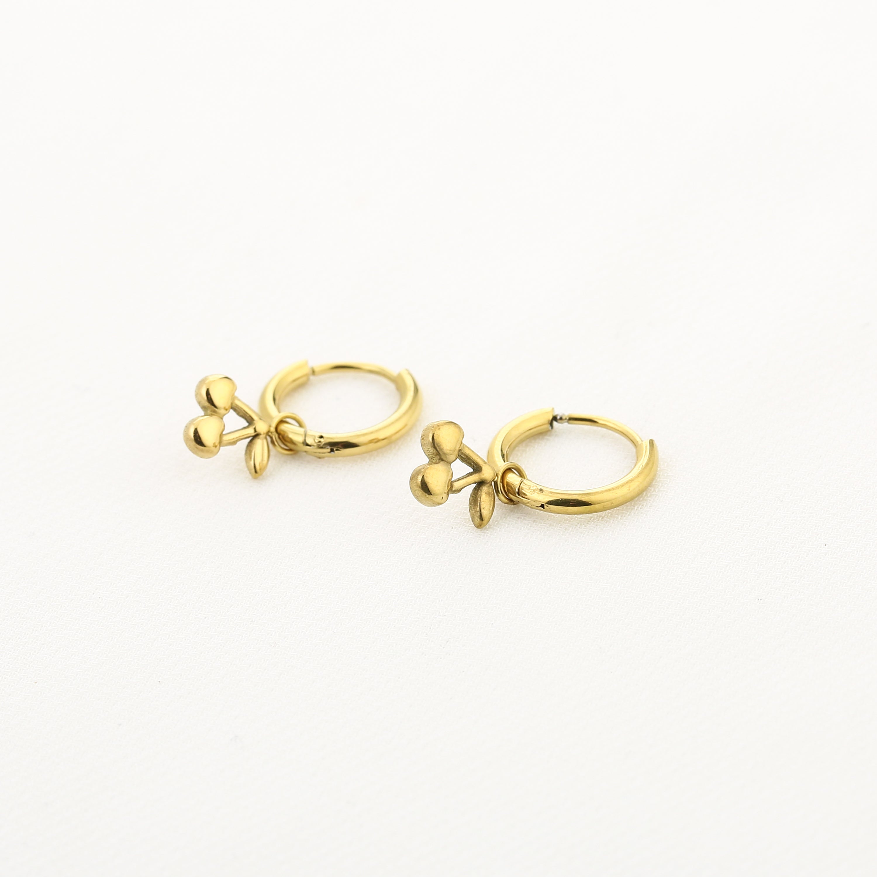 Golden Cherry Earrings