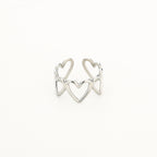 Endless love ring silver