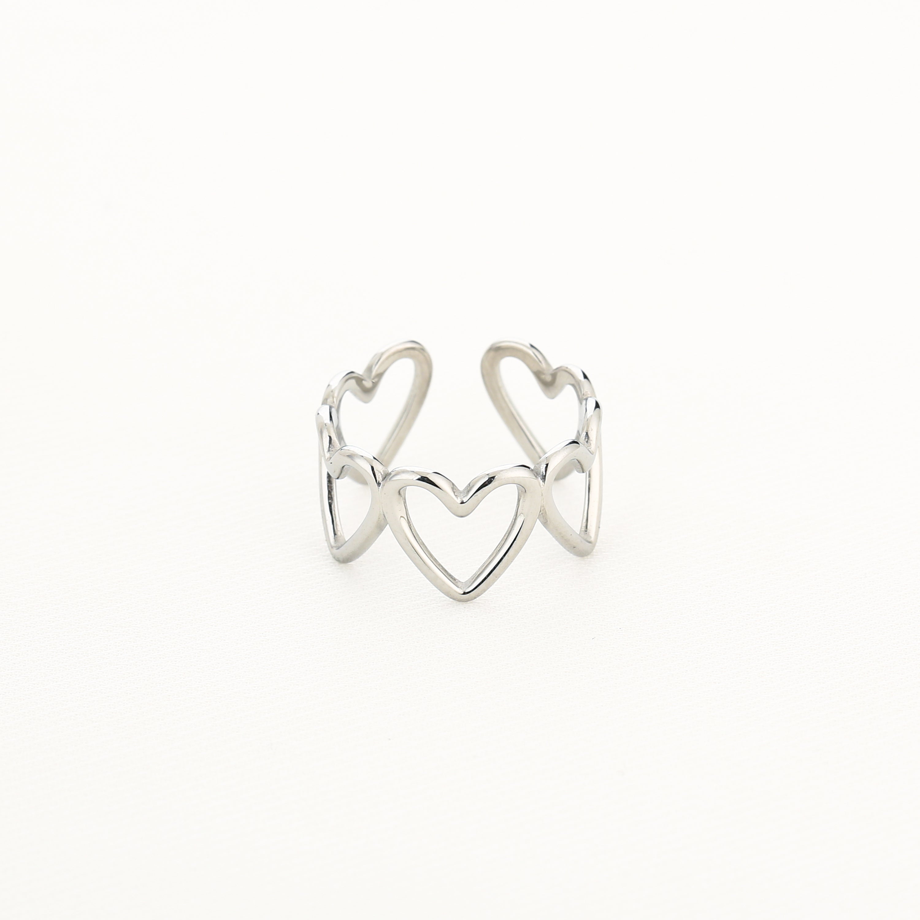 Endless love ring silver