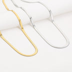 Snake Chain Necklace Gold