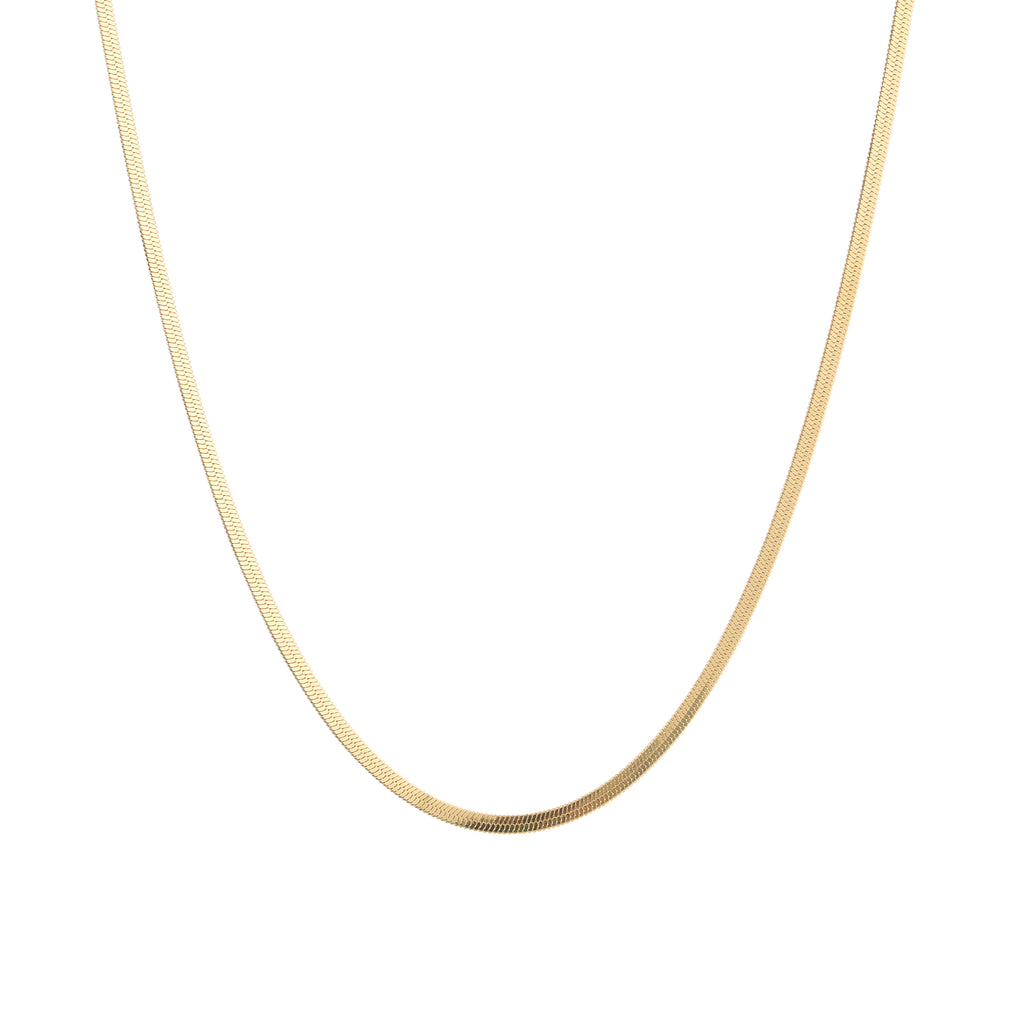 Snake Chain Necklace Gold