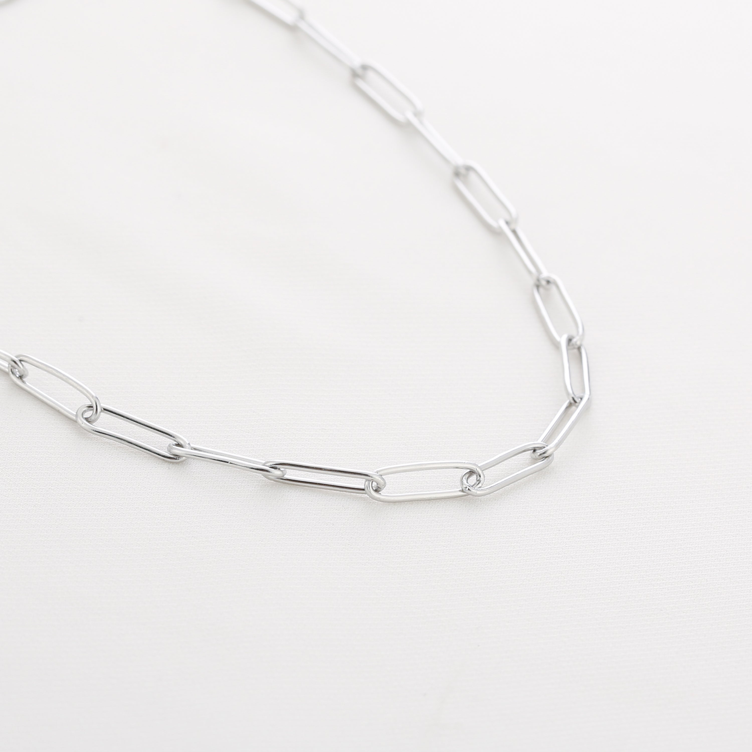 Silver Link Necklace