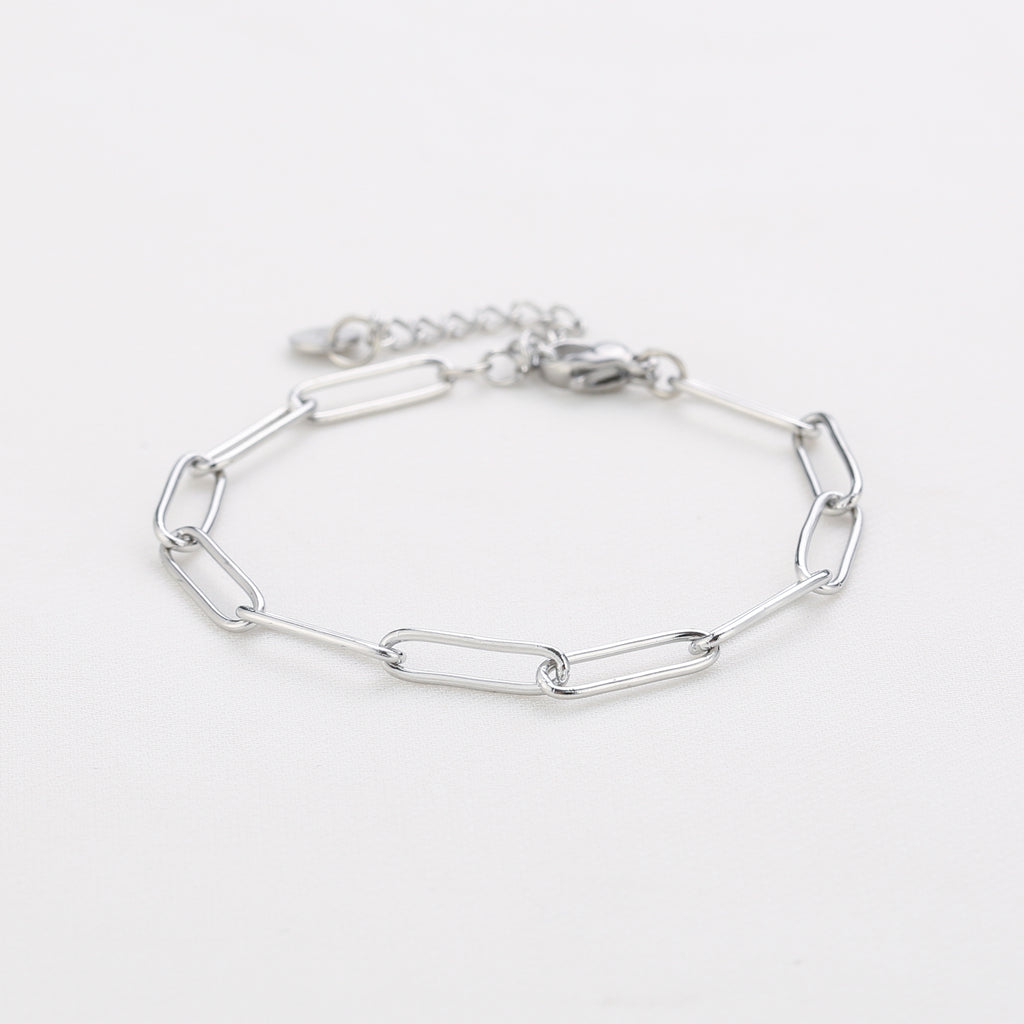 Link Chain Bracelet Silver