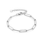 Link Chain Bracelet Silver