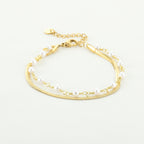 Pearl Duo Bracelet Gold