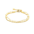 Pearl Duo Bracelet Gold