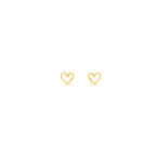 Golden Heartbeat Earrings