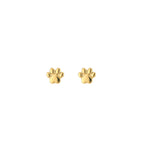 Paw Earrings Gold