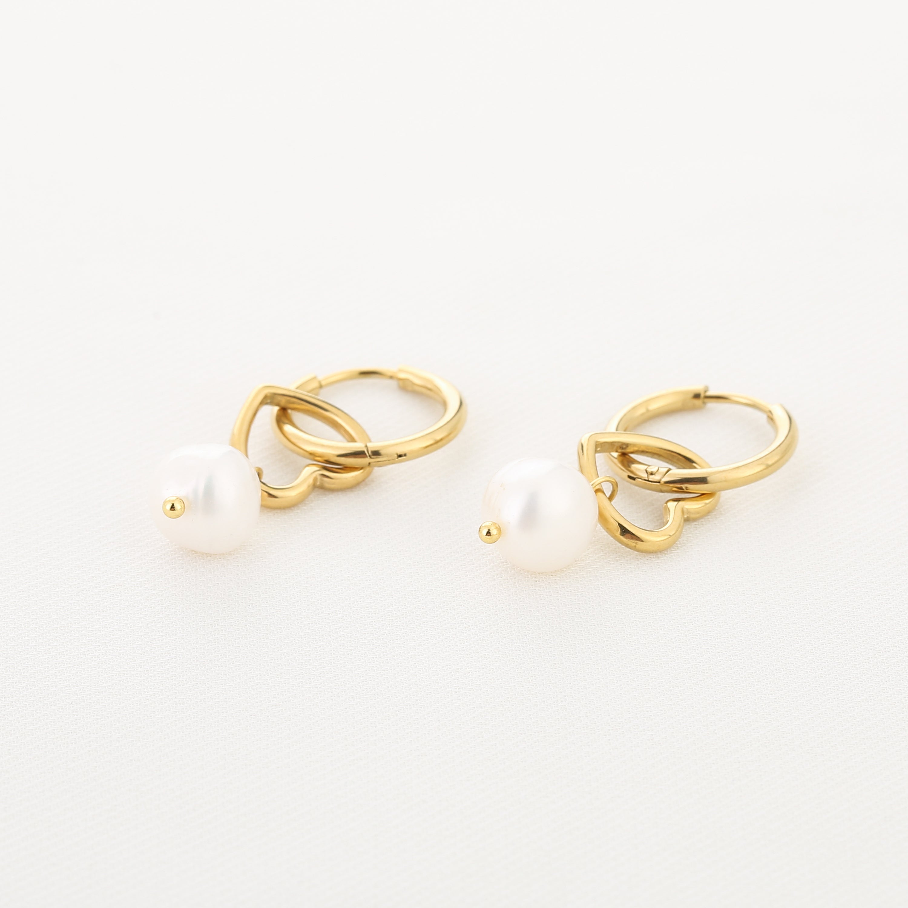 Love & Pearl Hoops