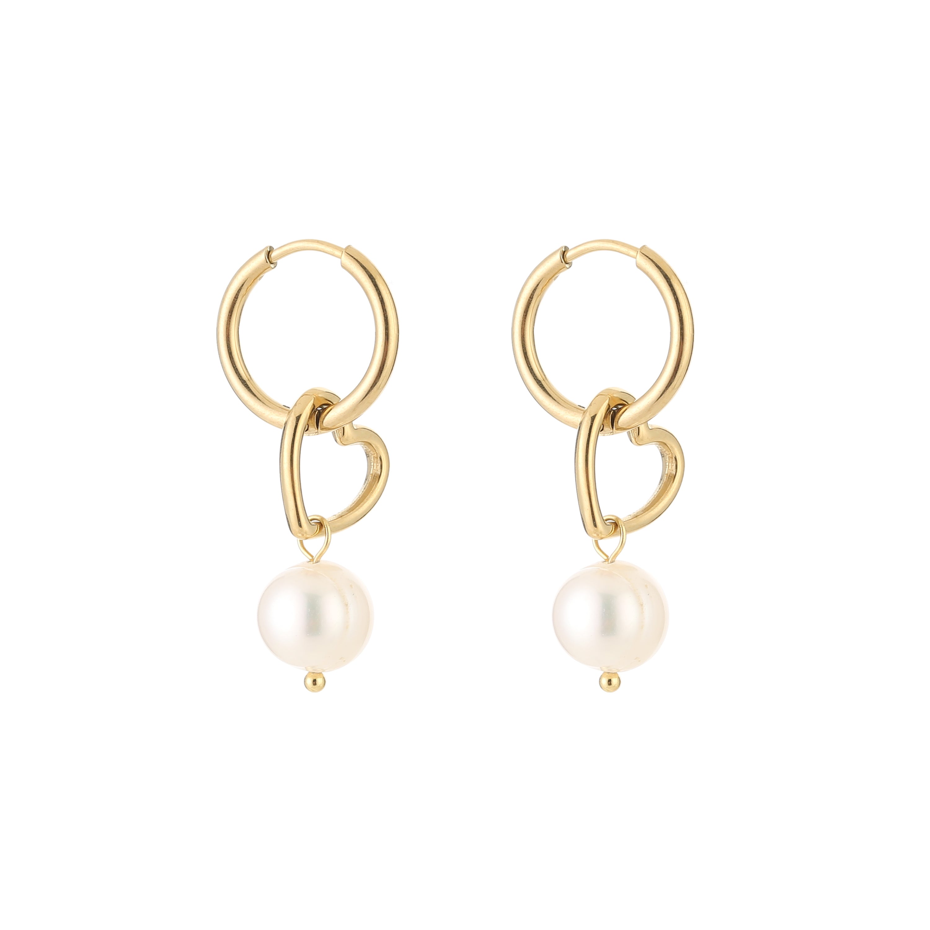 Love & Pearl Hoops