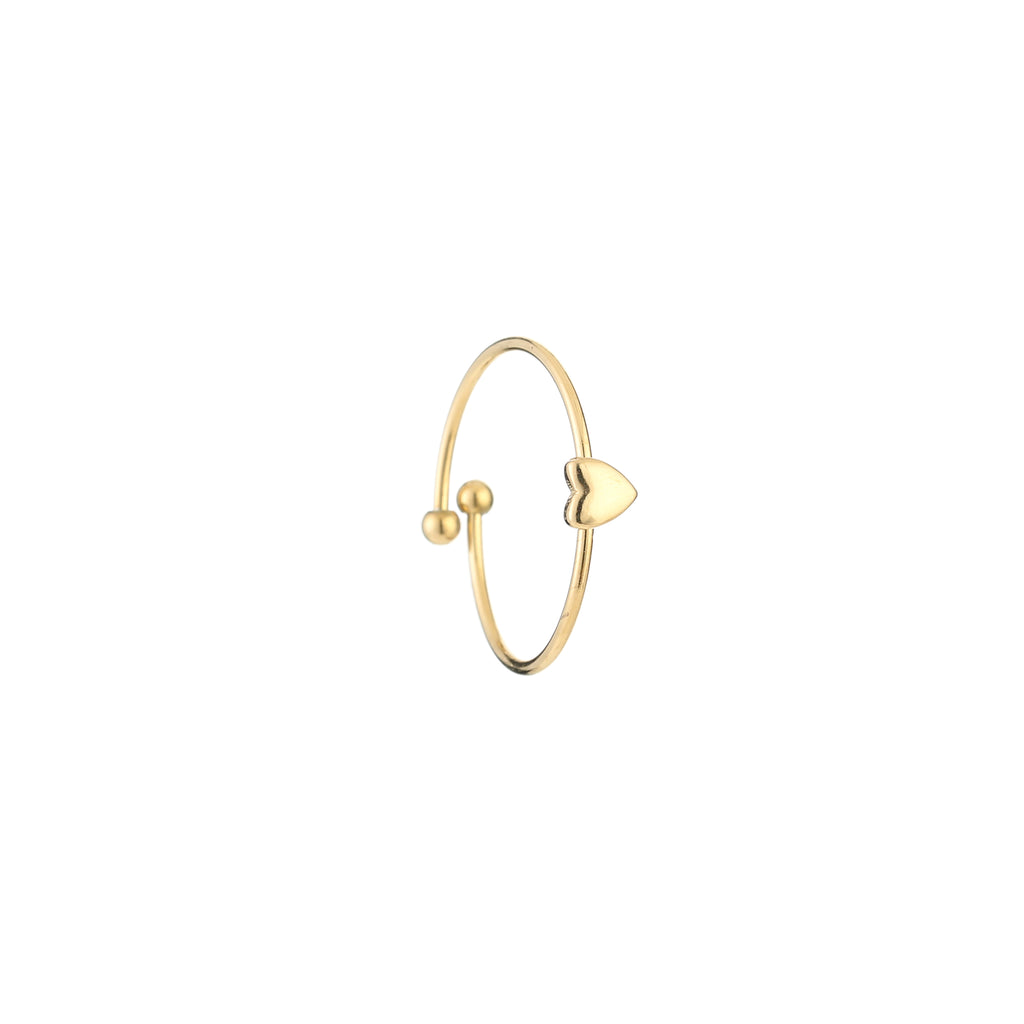 Petite Heart Adjustable Ring