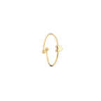 Petite Heart Adjustable Ring