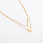 Double Butterfly Necklace