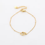 Connected Hearts Bracelet Gold