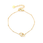Connected Hearts Bracelet Gold
