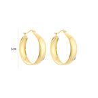 Bold Hoop Earrings Gold