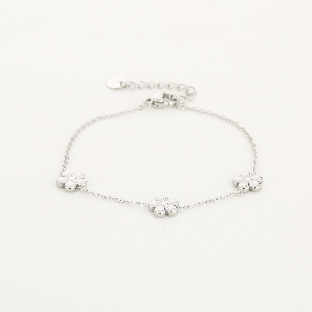 Blossom Trio Bracelet Silver