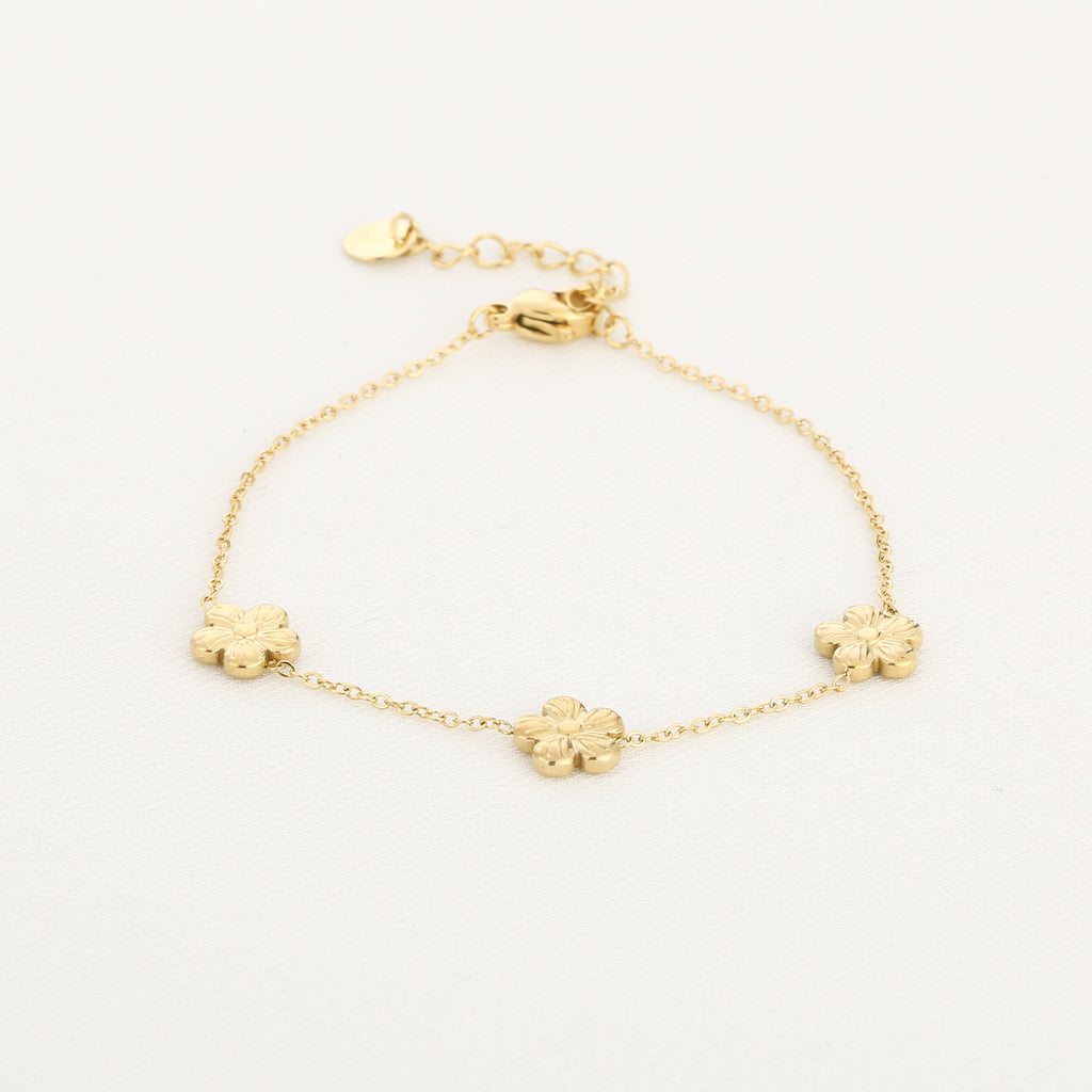 Blossom Trio Bracelet Gold