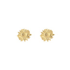 Golden Sunflower Studs