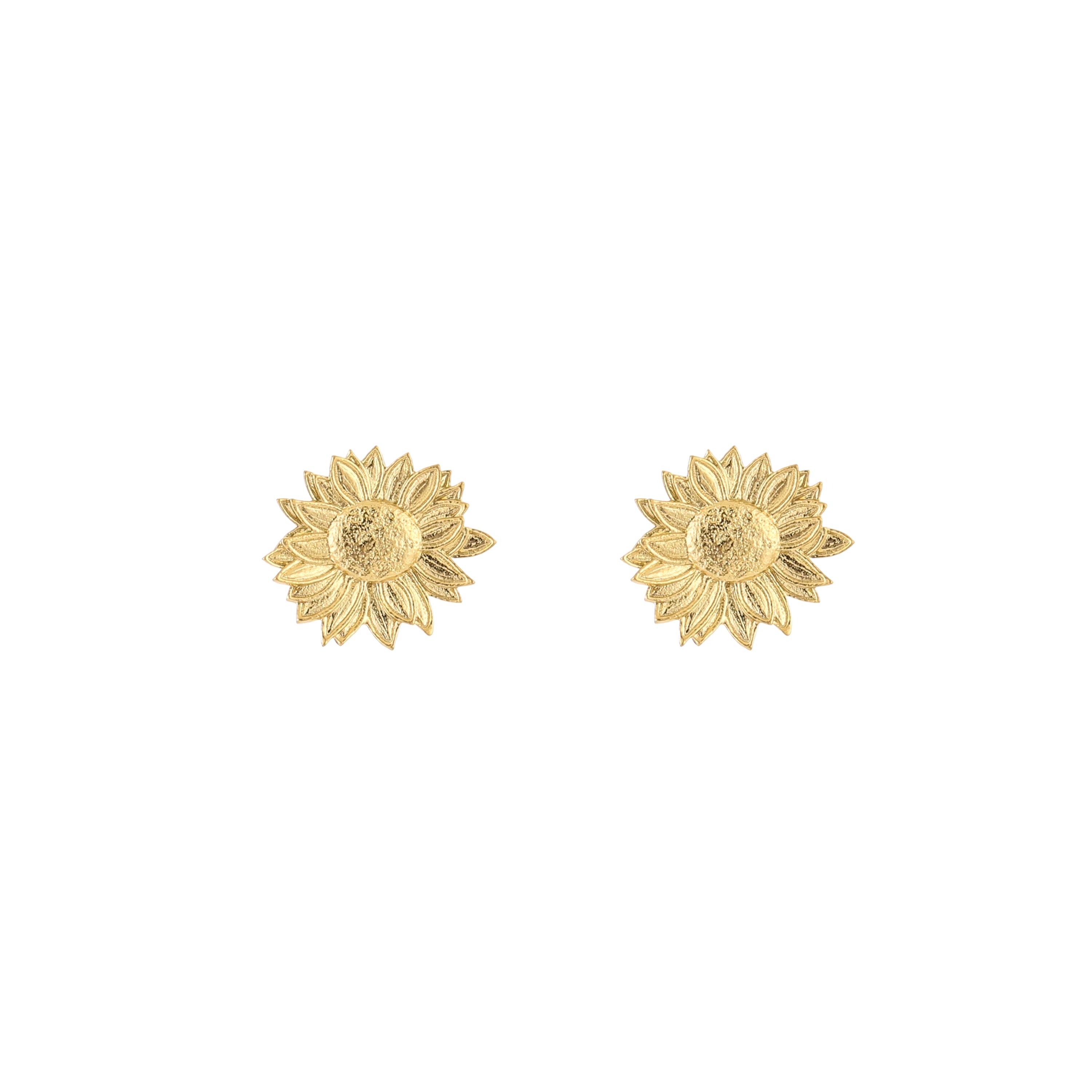 Golden Sunflower Studs