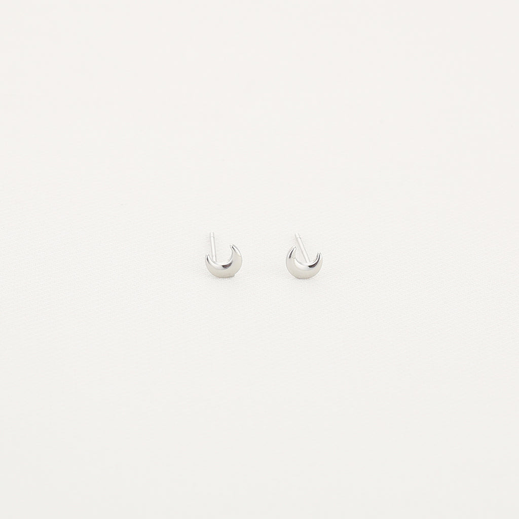 Silver Moon Earrings