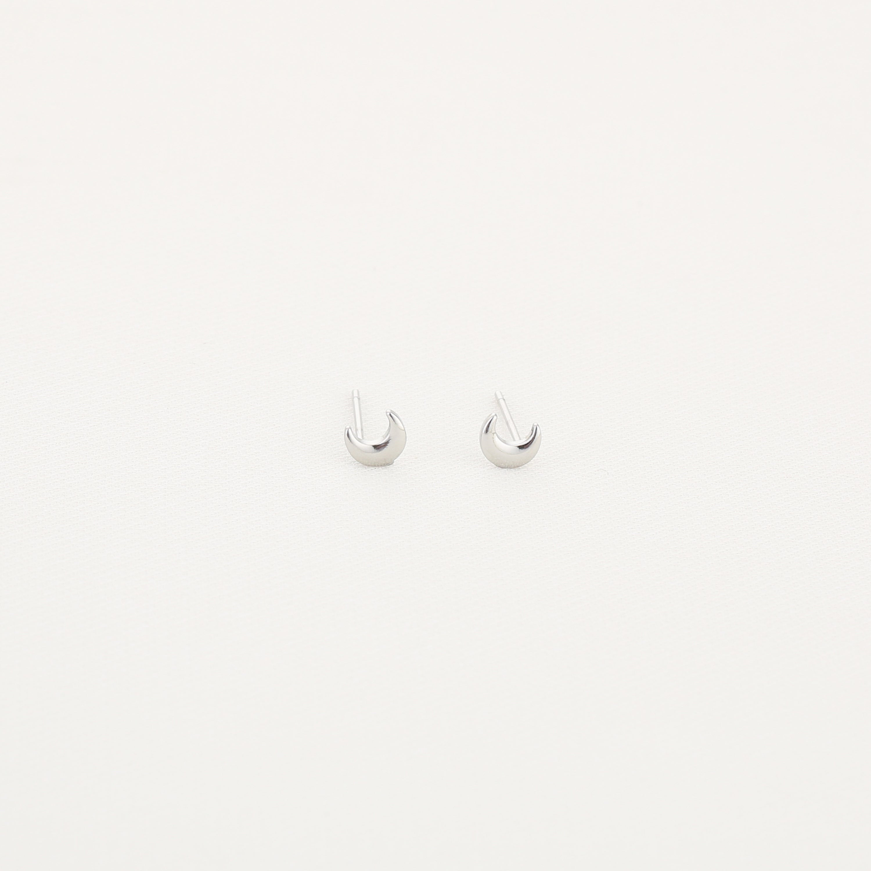 Silver Moon Earrings