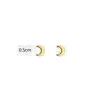 Golden Moon Earrings