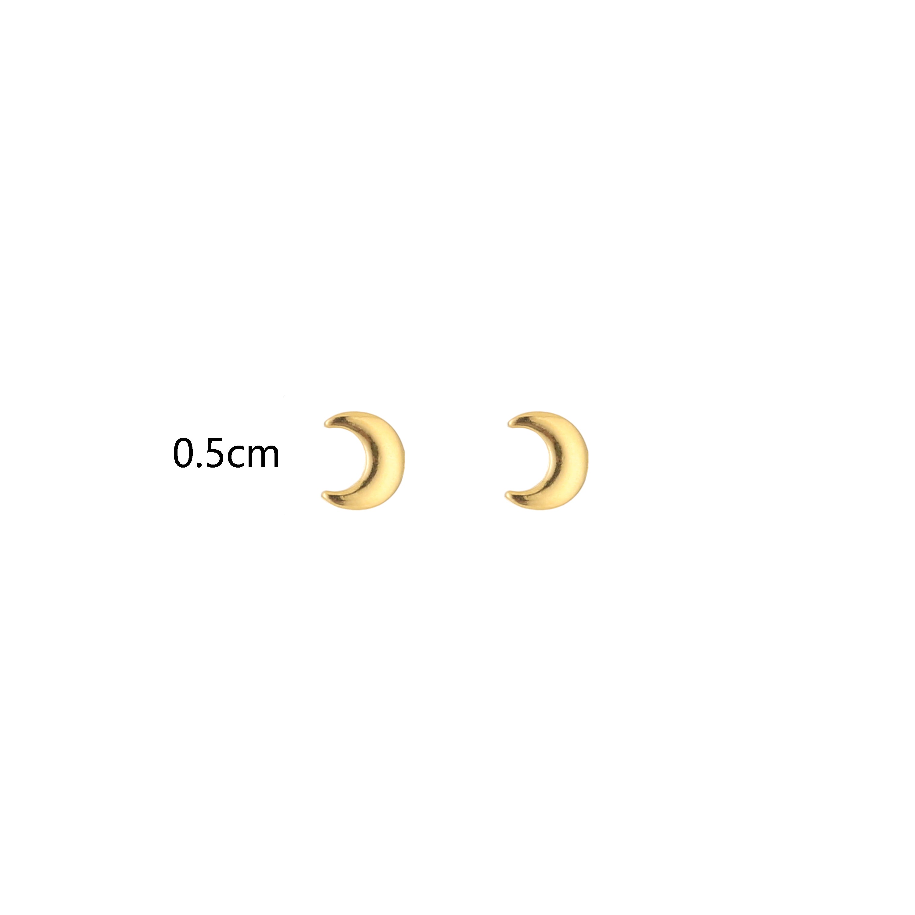 Golden Moon Earrings