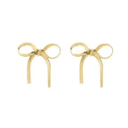 Golden Bow Earrings