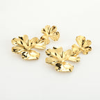 Golden Bloom Statement Earrings