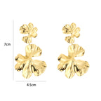 Golden Bloom Statement Earrings