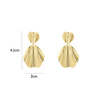 Golden Petal Earrings