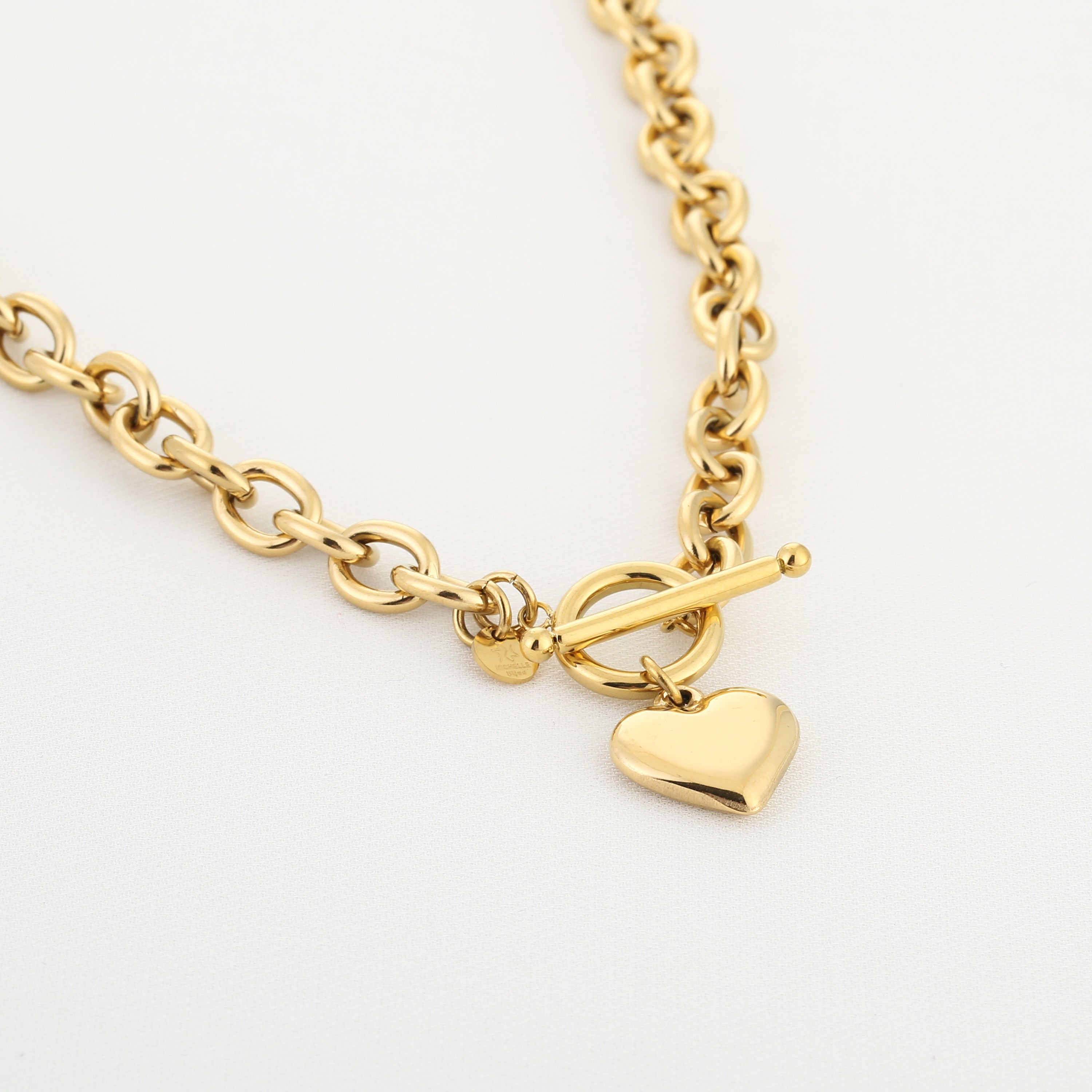 Bold Heart Toggle Necklace