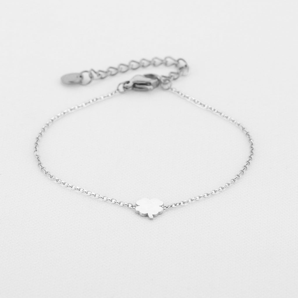 Lucky Clover Bracelet Silver