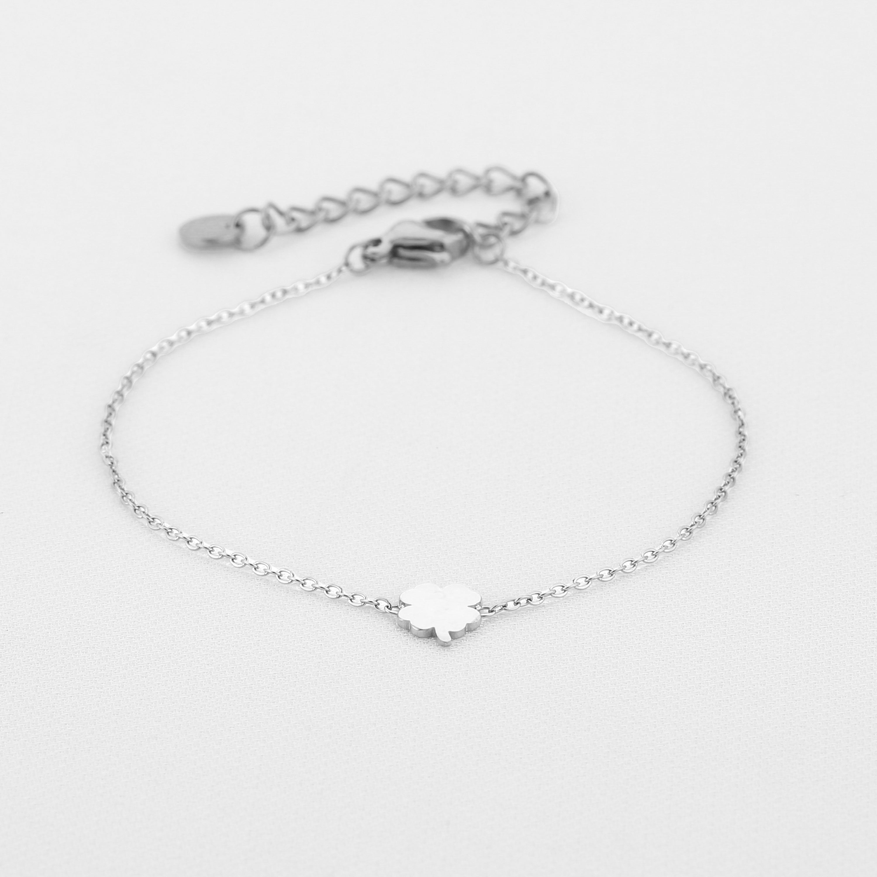 Lucky Clover Bracelet Silver