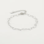 Silver Hearts Bracelet ♡