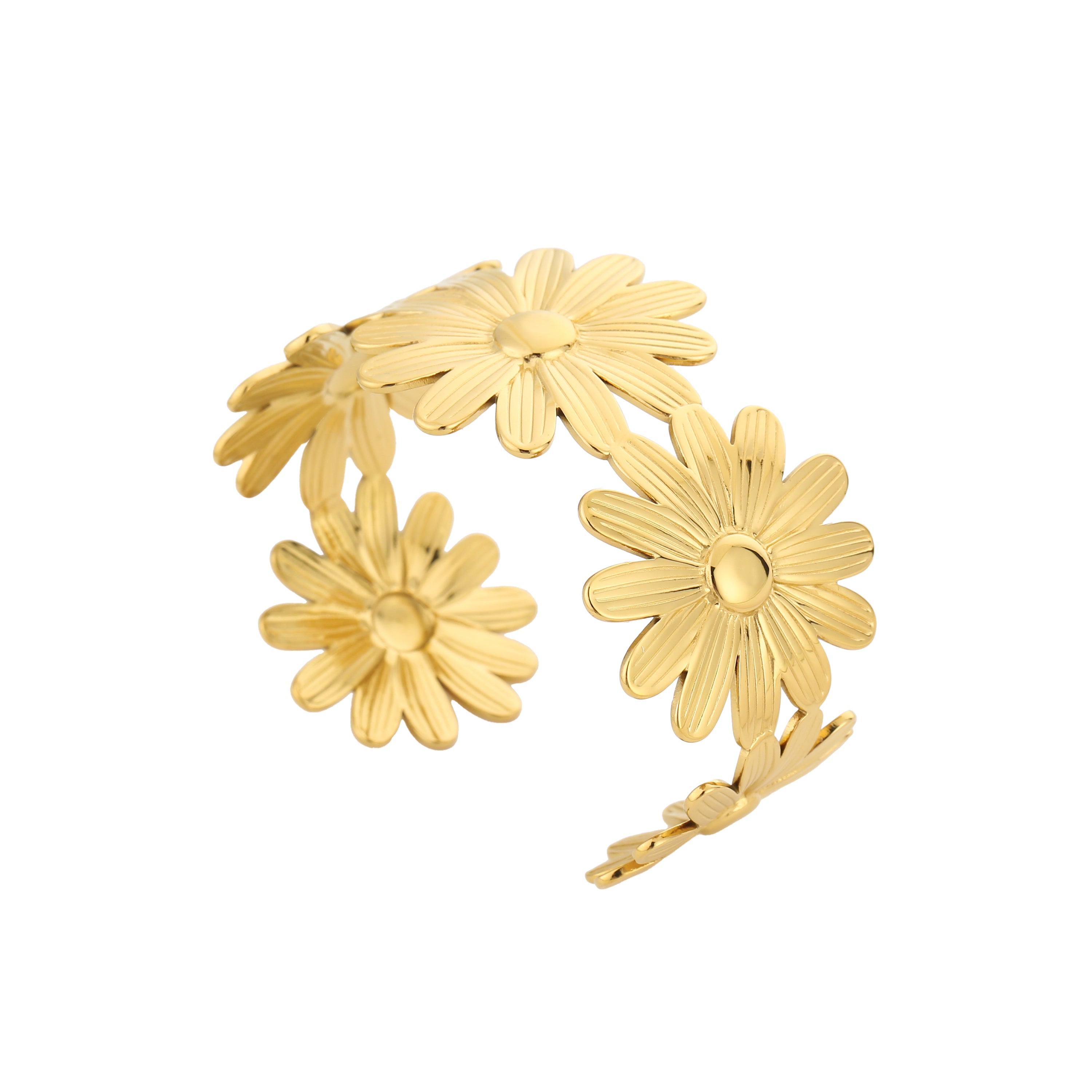 Golden Daisy Cuff