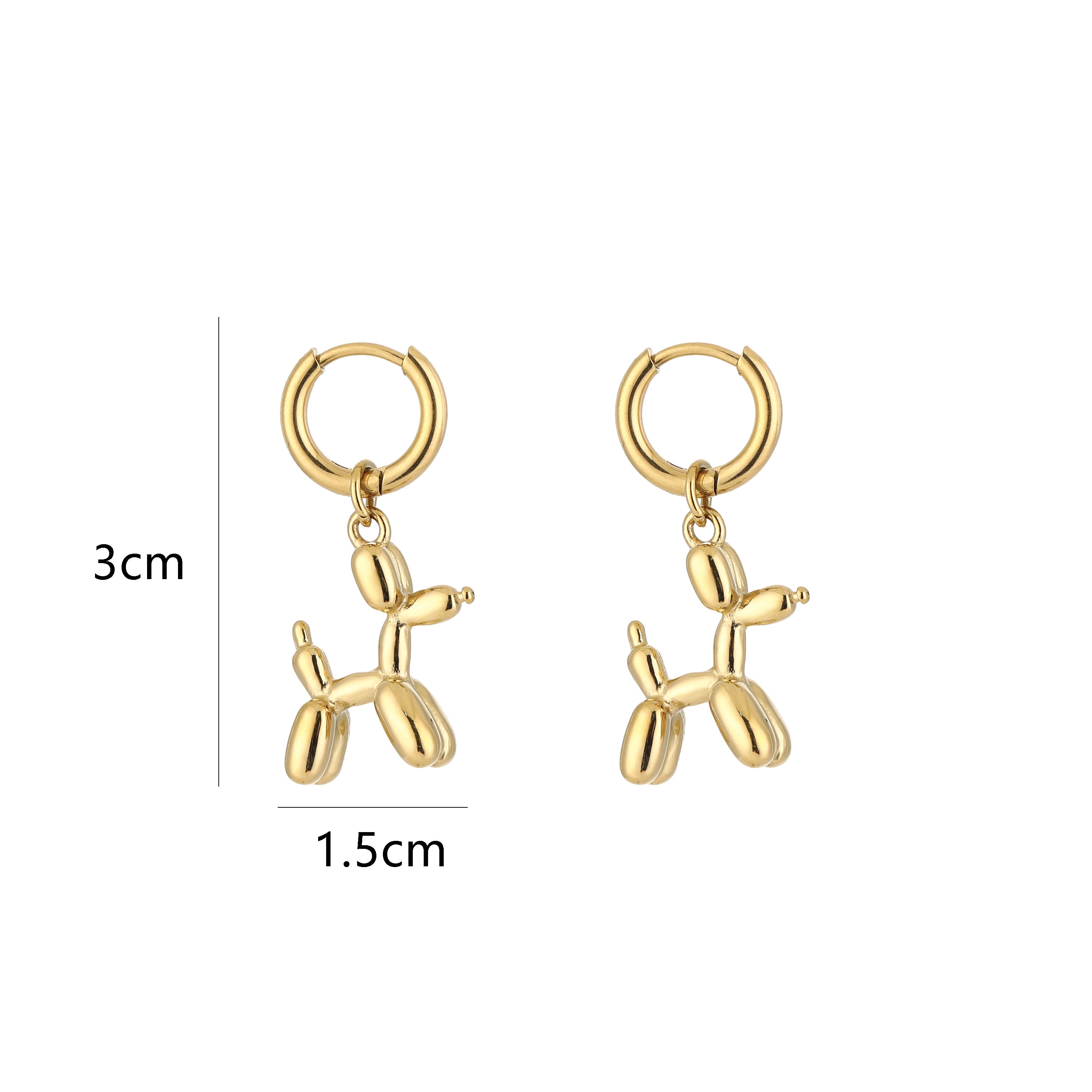 Puppy Charm Hoops